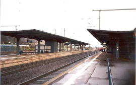 Bad Nauheim Bahnhof - Platforms Looking South Towards Friedberg and Frankfurt