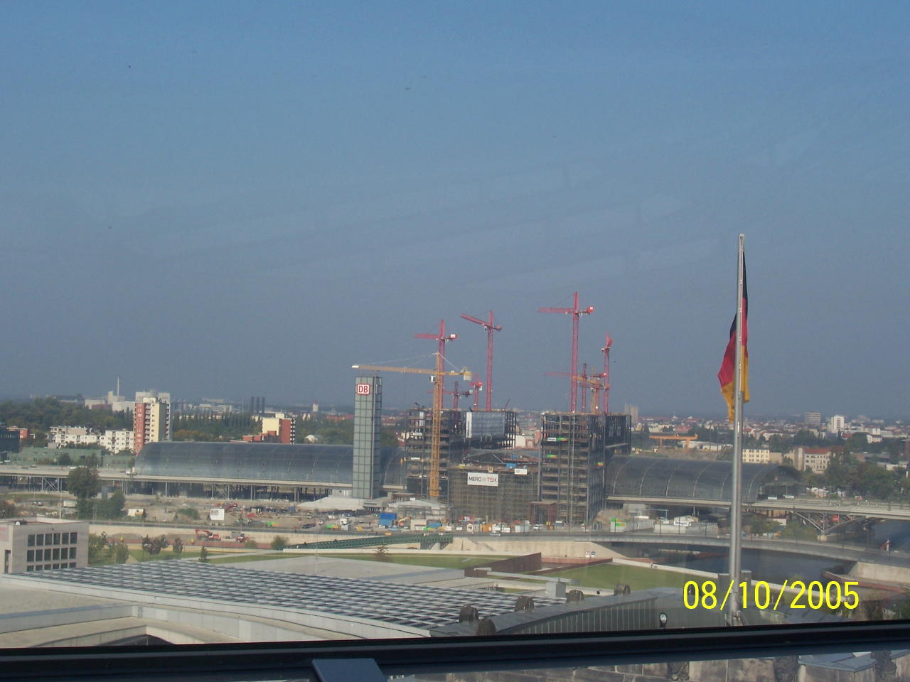 New Berlin Main Bahnhof Underconstruction, Berlin 8 Oct 05