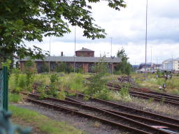 Weiden, Germany Old Engine Repair House & Yard 5 Aug 05